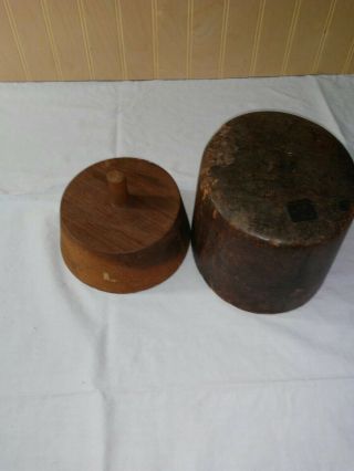Antique Hat Making Wood Mold Block Form Millinery Store Display 3