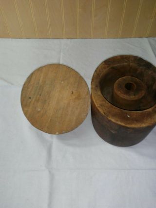 Antique Hat Making Wood Mold Block Form Millinery Store Display 4