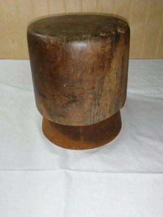 Antique Hat Making Wood Mold Block Form Millinery Store Display 5