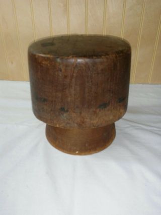 Antique Hat Making Wood Mold Block Form Millinery Store Display 9