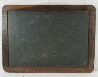 Antique Wood Framed Slate/chalkboard