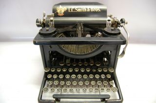 Antique Typewriter L.  C.  Smith & Bros 1920 