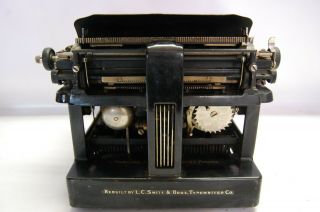 Antique Typewriter L.  C.  Smith & Bros 1920 ' s - 30 ' s Desktop Ink 3