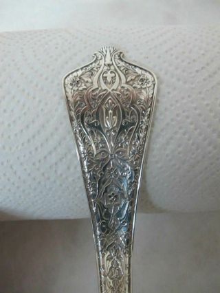 EXTREMELY RARE,  LARGE,  C.  1900 TIFFANY STERLING PERSIAN PUNCH LADLE 13 