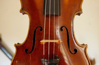 Antique Czech Violin c.  1930 Ready to play,  very good sound 4