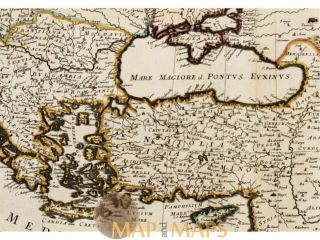 Turcicum Imperium antique map Persia Arabia Frederick de Wit 1670 5