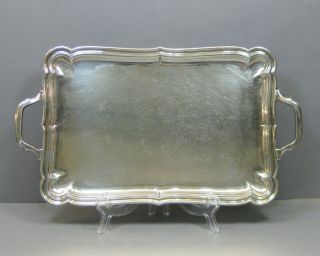 Antique German 830 Silver Handled Bar Tray Hallmarked Gottlieb Kurz S&F Germany 2