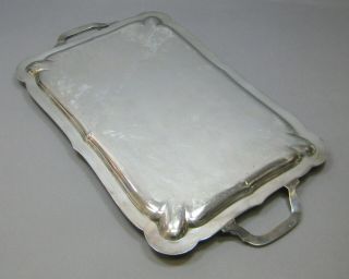 Antique German 830 Silver Handled Bar Tray Hallmarked Gottlieb Kurz S&F Germany 3