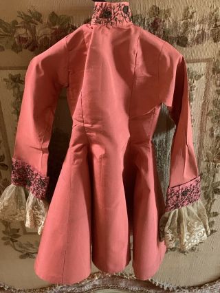 RARE PARISIAN MARIONETTES JACKET.  ANTIQUE SILK,  LACE & METAL THREAD EMBROIDERY 9