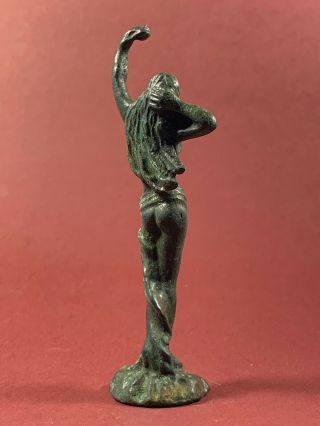 ANCIENT ROMAN BRONZE STATUETTE DEPICTING VENUS GODDESS OF LOVE & SEX C.  150 - 350AD 4