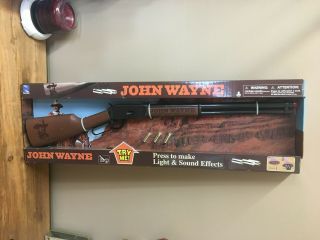 Vintage Toy Cap Gun Ray John Wayne Rifle Nib
