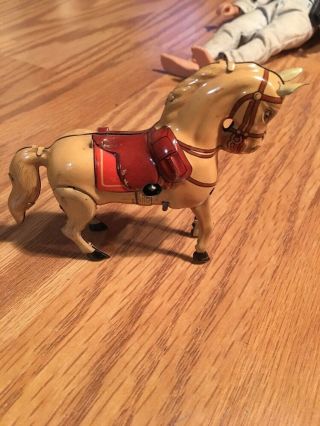 Vintage Germany DRGM Tin Horse Made In US Zone Litho 3 3/4” Very Rare 11