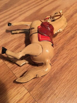 Vintage Germany DRGM Tin Horse Made In US Zone Litho 3 3/4” Very Rare 8