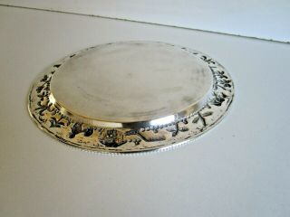 Indian Colonial Sterling Silver Tray / Salver,  Village,  Animal Scenes,  c1930 9