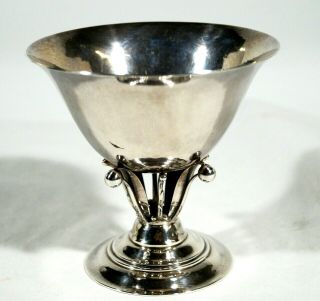 Georg Jensen Denmark Sterling Footed Compote Bowl C.  1925 - 1932