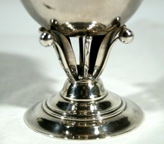 Georg Jensen Denmark Sterling Footed Compote Bowl C.  1925 - 1932 3