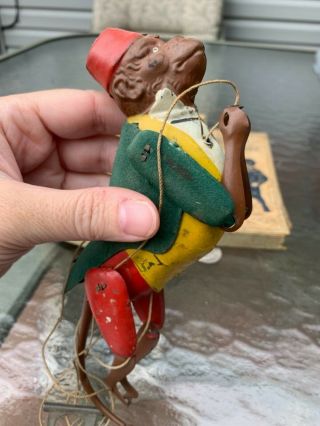 Antique Climbing Monkey Tin Toy - Germany 3