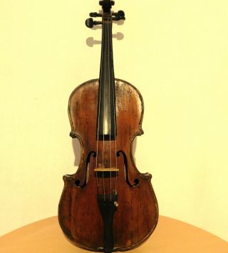 Violin -,  Old Violin,  Italy,  Label Joseph???? Cremonae 17,  4/4? - Back 35,  6