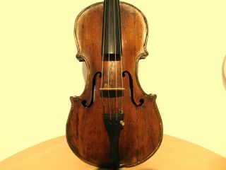 VIOLIN -,  Old Violin,  ITALY,  Label Joseph???? Cremonae 17,  4/4? - back 35,  6 2