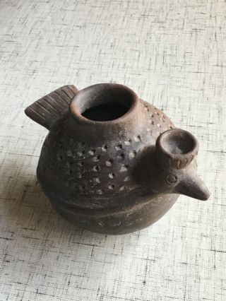 Mississippian Culture Ceramic Bird Effigy Vessel/jar Circa 1000ce - 1350 Ce