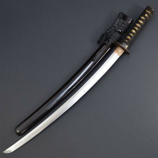 Authentic NIHONTO JAPANESE SAMURAI KATANA SWORD WAKIZASHI w/KOSHIRAE ANTIQUE NR 5