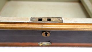 Antique Metal Strong / Lock Box.  S.  Tajbhai & Sons Gun Brand.  Documents,  Tray 5