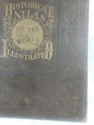1876 Historical Atlas of the World Illustrated and Orig U.  S.  Surveys 4