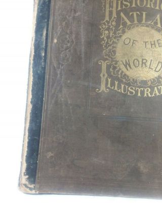 1876 Historical Atlas of the World Illustrated and Orig U.  S.  Surveys 5