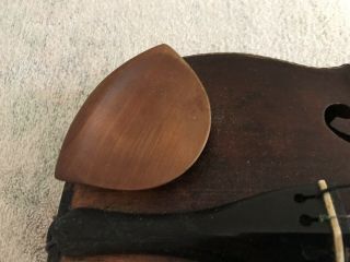 Violin Broken Over 300 Years Old With Hand Carved Scroll 3