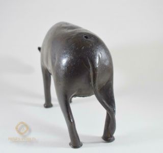 EARLY ANTIQUE CHINESE BRONZE COW BUFFALO FIGURE 6
