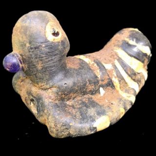 Very Rare Phoenician Glass Bird Bead 300bc Quality (6)