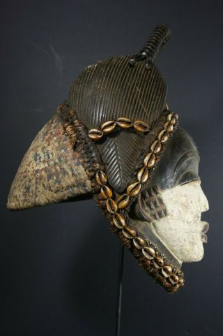African Okuyi helmet mask - PUNU - Gabon,  TRIBAL ART,  AFRICAN ART 11