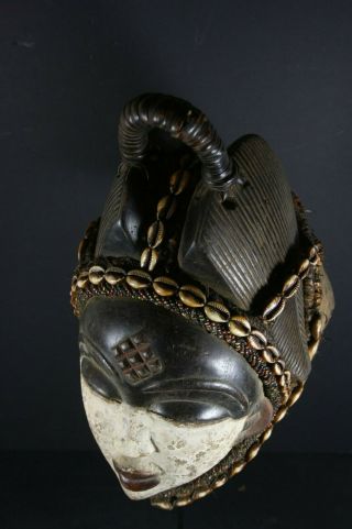 African Okuyi helmet mask - PUNU - Gabon,  TRIBAL ART,  AFRICAN ART 7