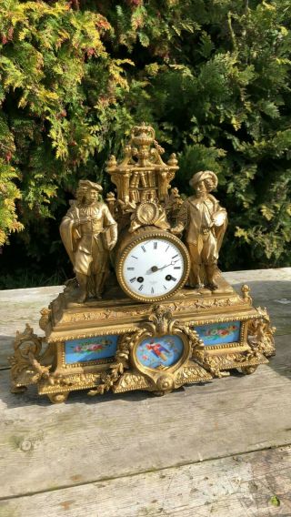 Vintage Hry Marc Paris French Art Deco Clock Spares or Repairs 5