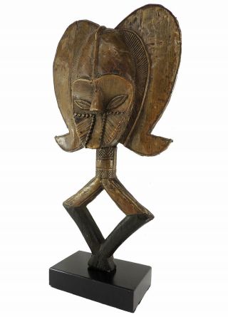 Kota Mahongwe Reliquary Figure Custom Stand Gabon African Art Was $390.  00