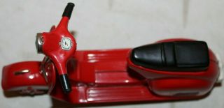 STUNNING BEAUTY 1950 ' s Bandai Japan VESPA GS Tin Friction Toy SCOOTER MOTORCYCLE 10