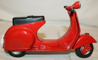 STUNNING BEAUTY 1950 ' s Bandai Japan VESPA GS Tin Friction Toy SCOOTER MOTORCYCLE 5