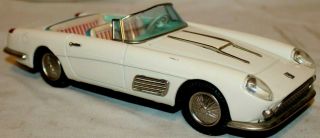 1958 Bandai Japan Ferrari America Tin Friction Toy Sports Car