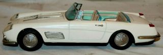 1958 Bandai Japan FERRARI AMERICA Tin Friction Toy SPORTS Car 5