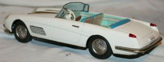 1958 Bandai Japan FERRARI AMERICA Tin Friction Toy SPORTS Car 6