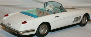 1958 Bandai Japan FERRARI AMERICA Tin Friction Toy SPORTS Car 7