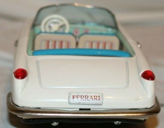 1958 Bandai Japan FERRARI AMERICA Tin Friction Toy SPORTS Car 8