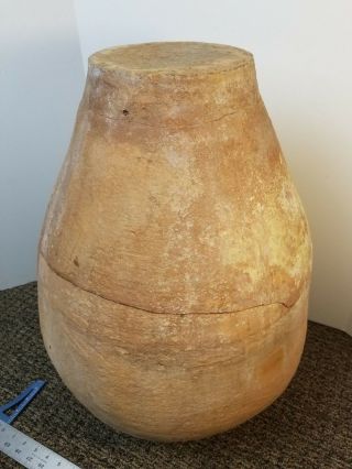 Antique Greek Spanish Roman Olive Jar Large Terra - cotta Clay Vessel 9