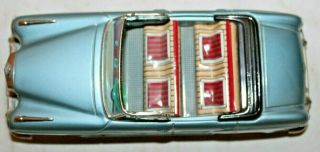 BEAUTY 1959 Vtg Bandai Japan MERCEDES BENZ 2/9 CONVERTIBLE Tin Friction Toy Car 8