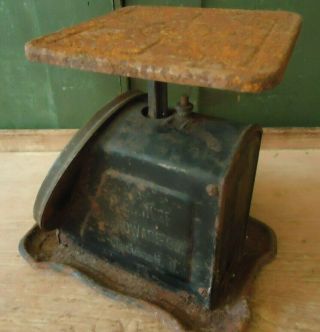 Antique General Store Columbia Family Kitchen Scale Advertising Hardware Co 4