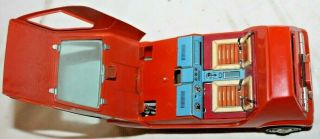 RARE 1969 Vtg Bandai Japan BOND RELIANT BUG Tin Toy Battery - Operated 3 - WHEEL CAR 8