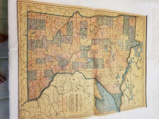 Minnesota Renville County Atlas and Farmers ' Directory 1913,  1920 Minn wallmap 5