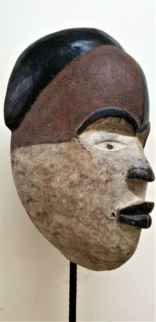 Old Ttbal Bakongo Mask Dr Congo Africa Fes - 1314