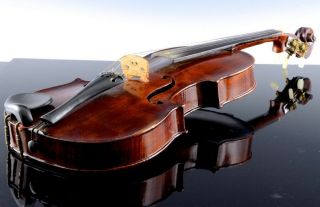 ESTATE FRESH ANTIQUE FRENCH VIOLIN W BOW IN CASE - LUPOT LUTHIER PARIS LABEL 11