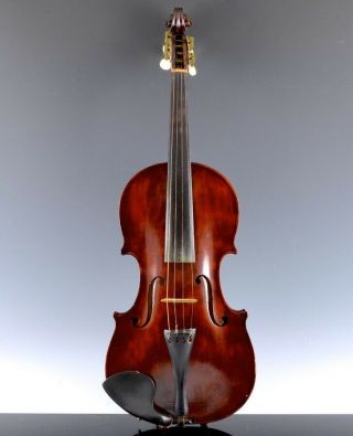 ESTATE FRESH ANTIQUE FRENCH VIOLIN W BOW IN CASE - LUPOT LUTHIER PARIS LABEL 2